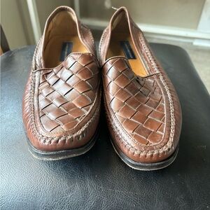 Giorgio Brutini Le Glove Brown leather loafer Dress mens shoes size 10.5